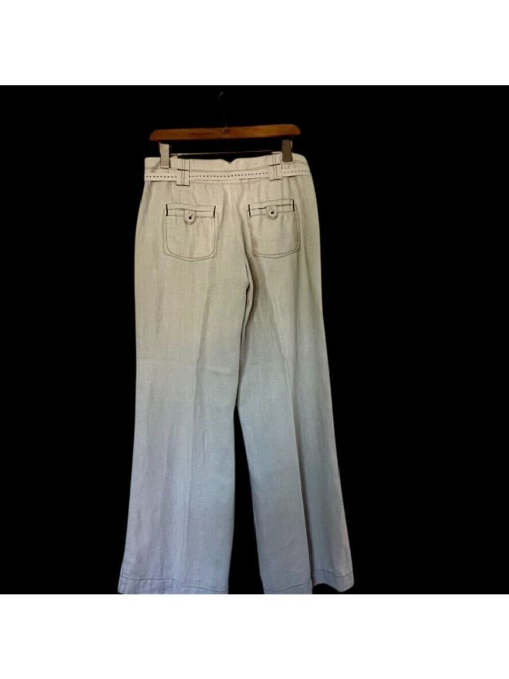 Anthropologie Womens 4 Linen Wide Leg Pants Coastal Euro Summer Beach Trousers - Picture 3 of 15